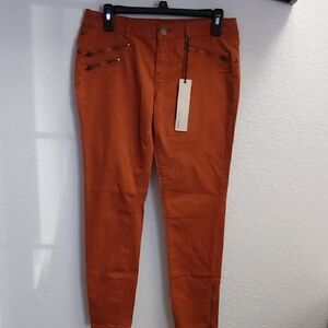 Life in Progress Orange Women Jeans